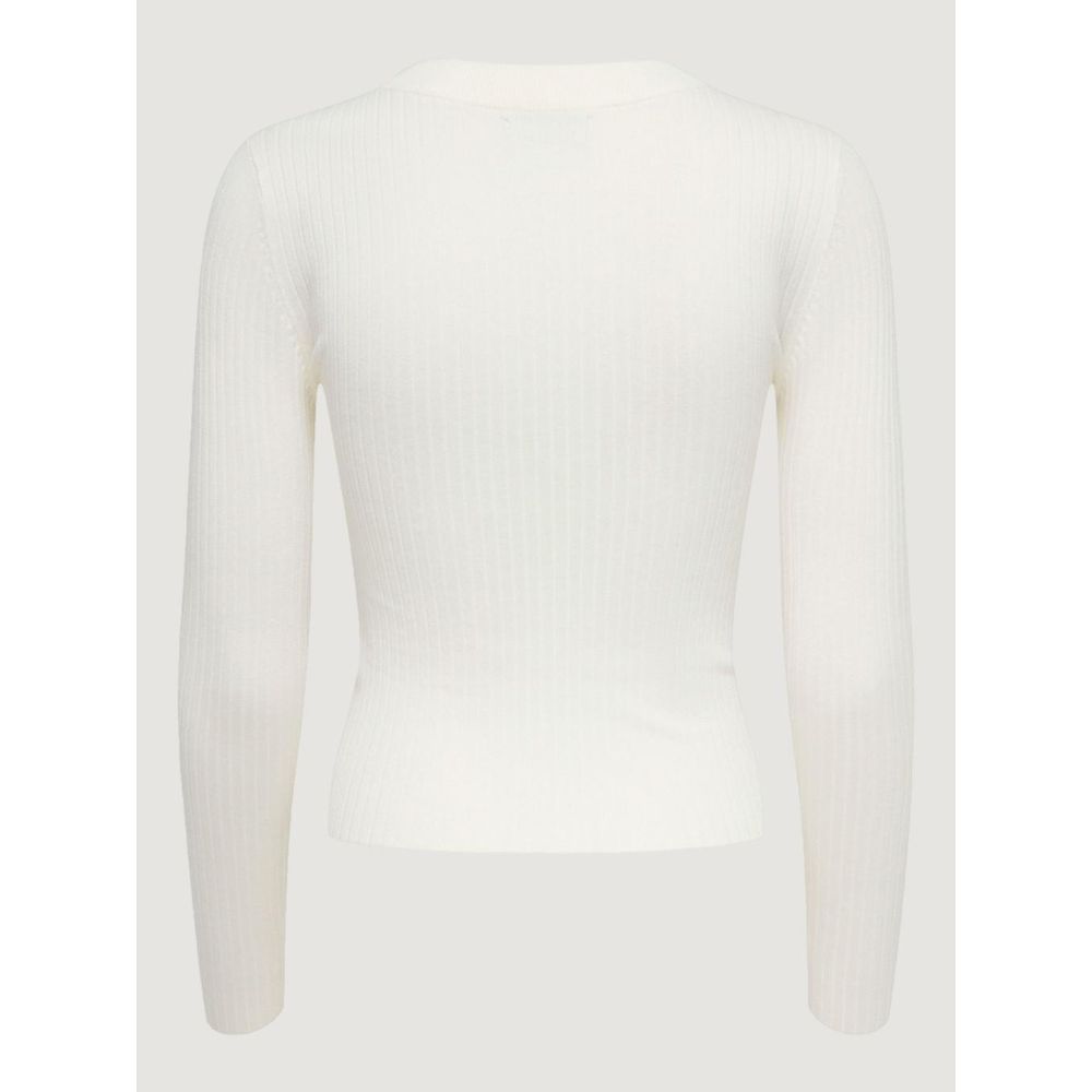 Camicia in viscosa bianca Jacqueline De Yong