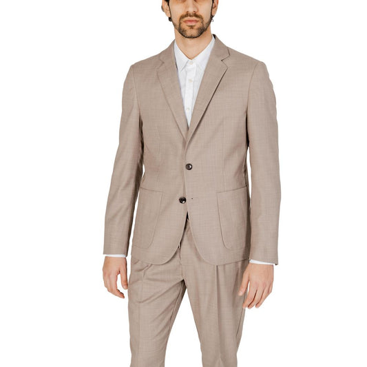 Blazer beige in poliestere Antony Morato
