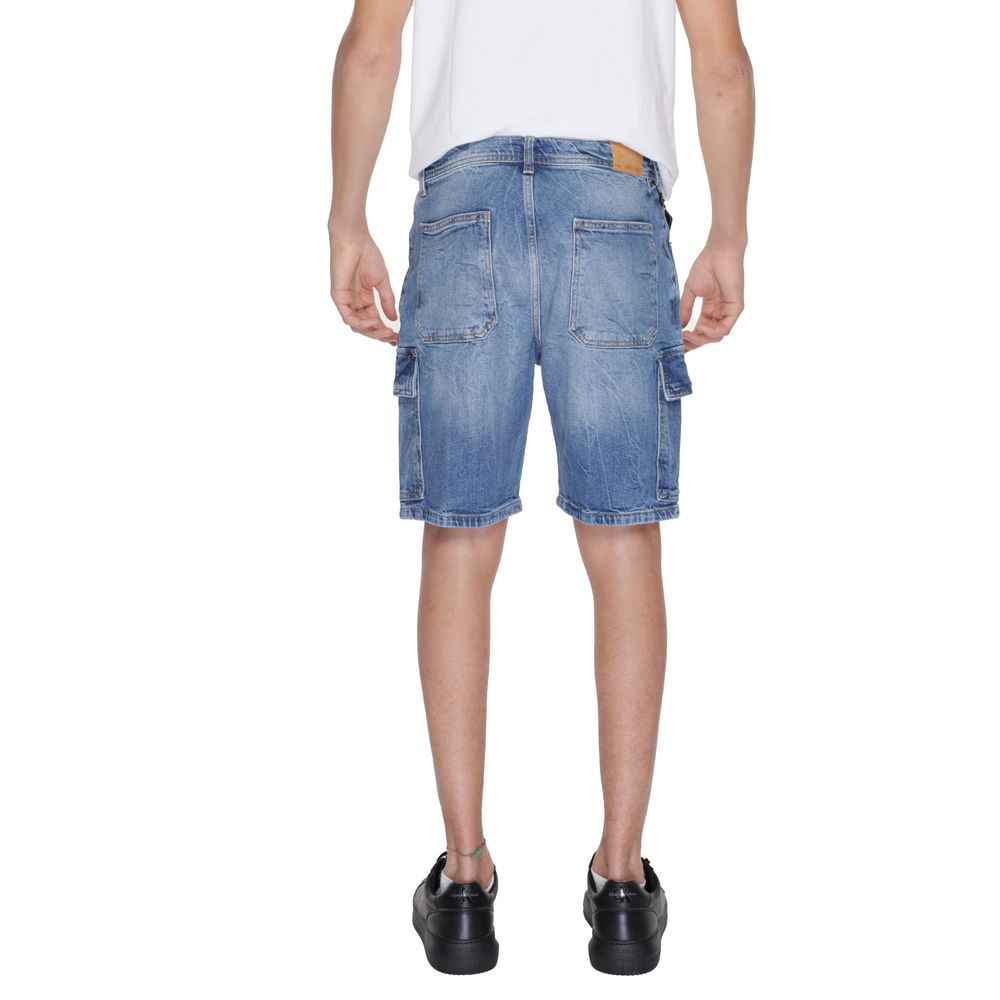 Bermuda en coton bleu Antony Morato