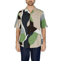 Camicia a maniche corte in cotone bicolore Only & Sons