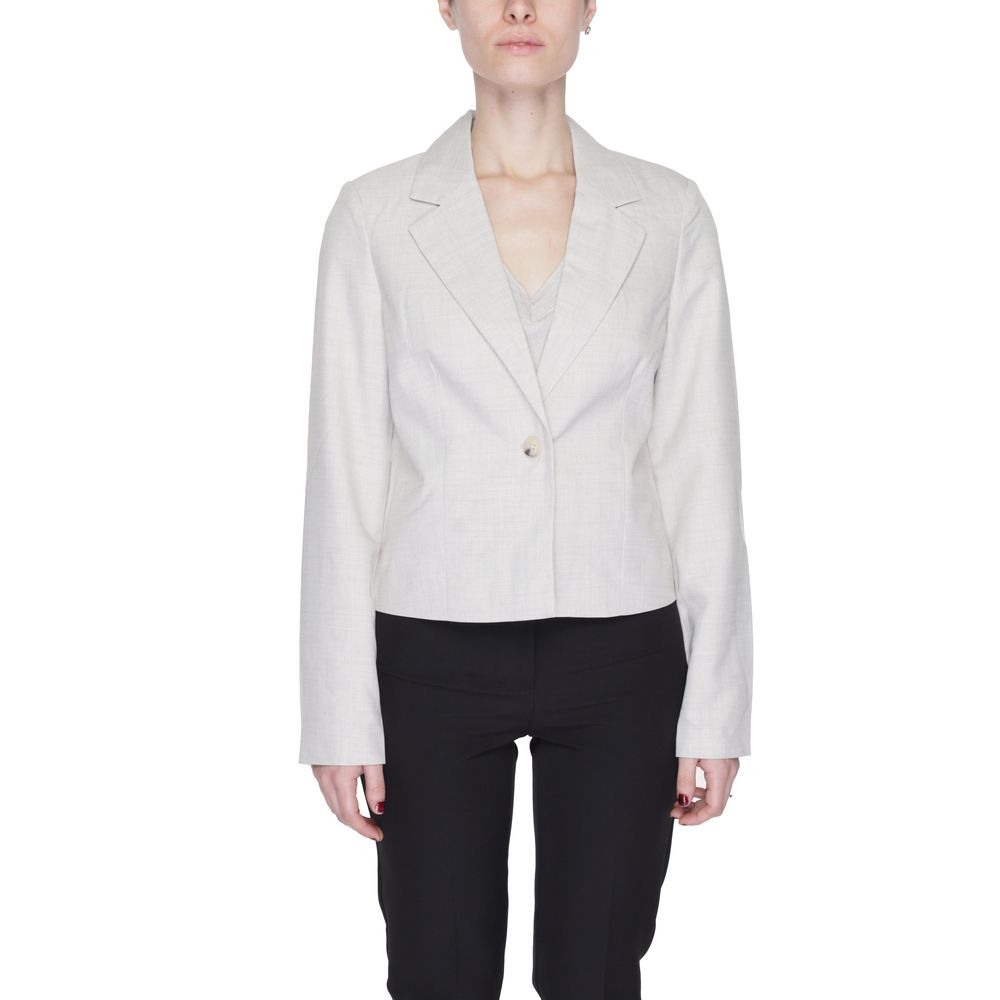 Blazer gris en polyester Vero Moda