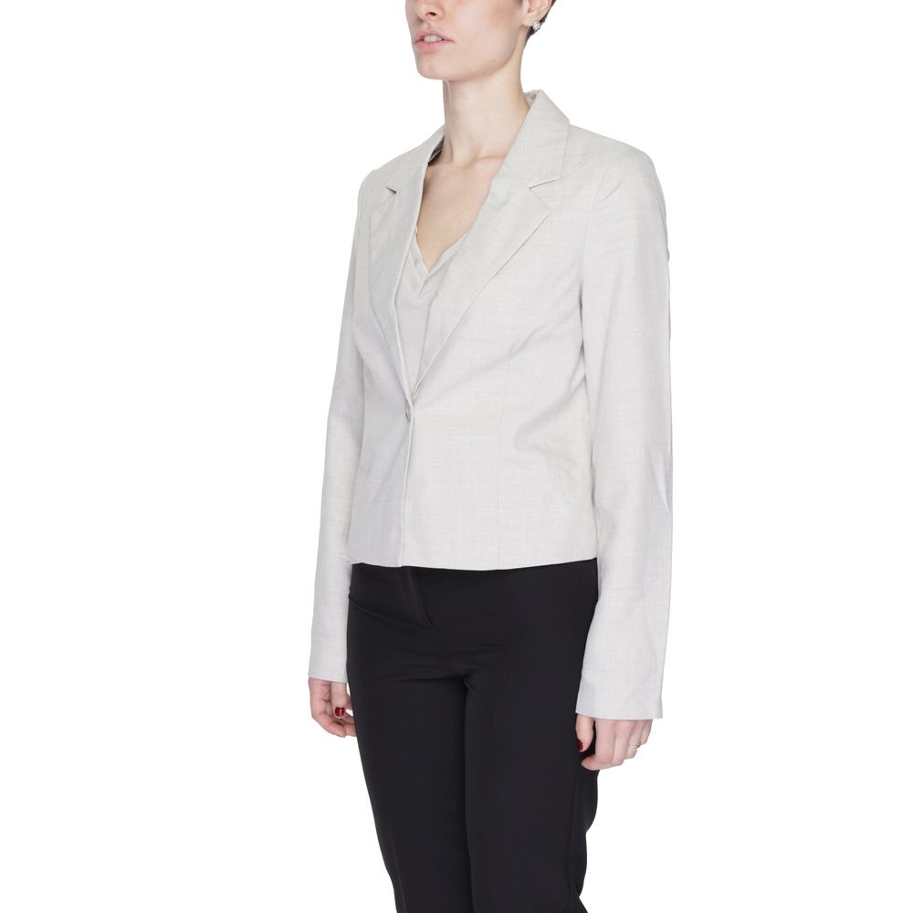 Blazer gris en polyester Vero Moda