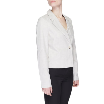Blazer gris en polyester Vero Moda