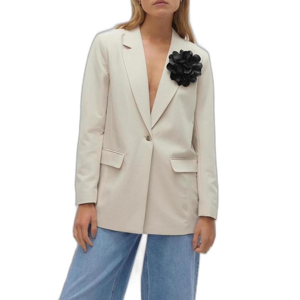 Blazer in poliestere beige Vero Moda