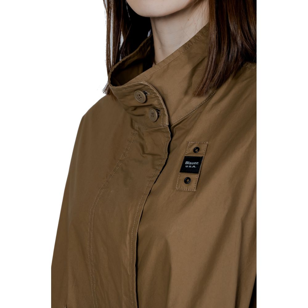Parka bicolore en coton Blauer