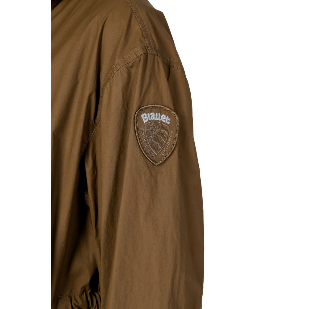 Parka bicolore en coton Blauer