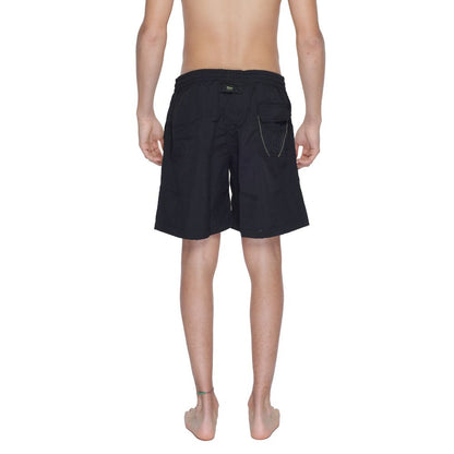 Short de bain Blauer en polyamide noir