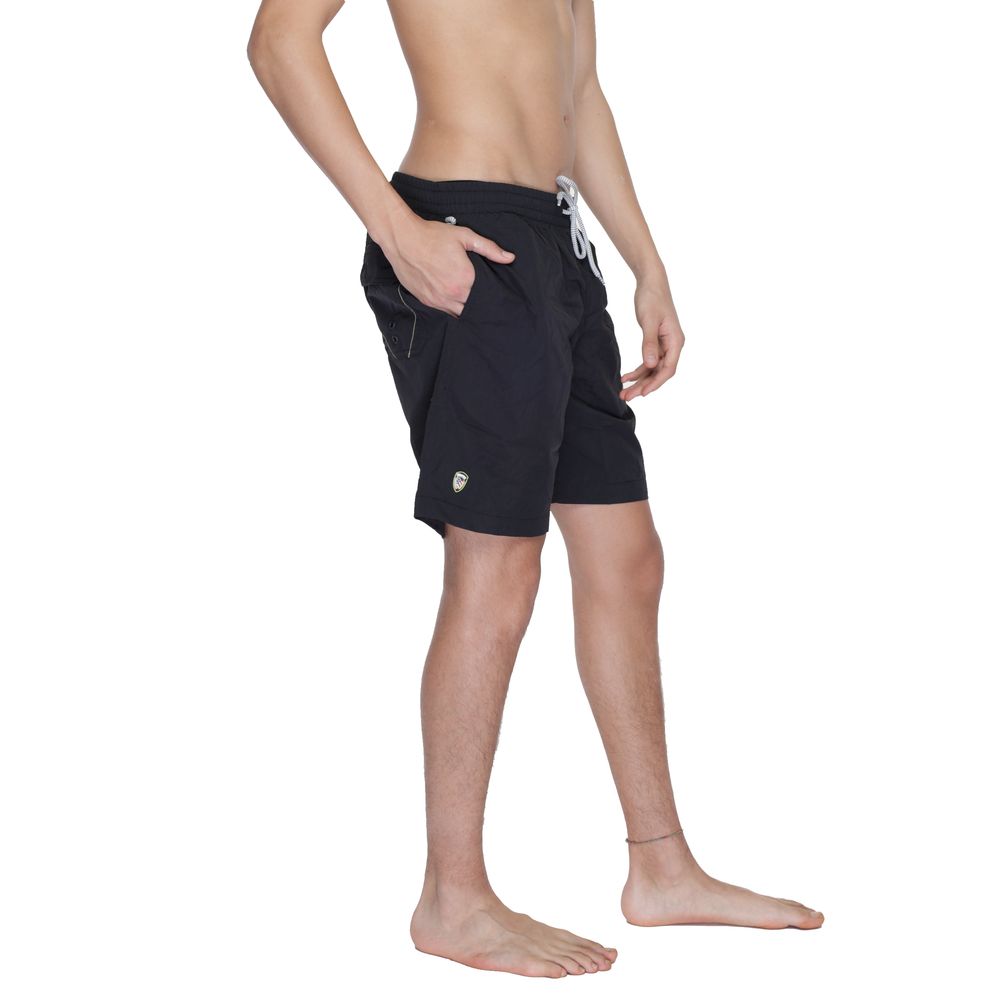 Short de bain Blauer en polyamide noir