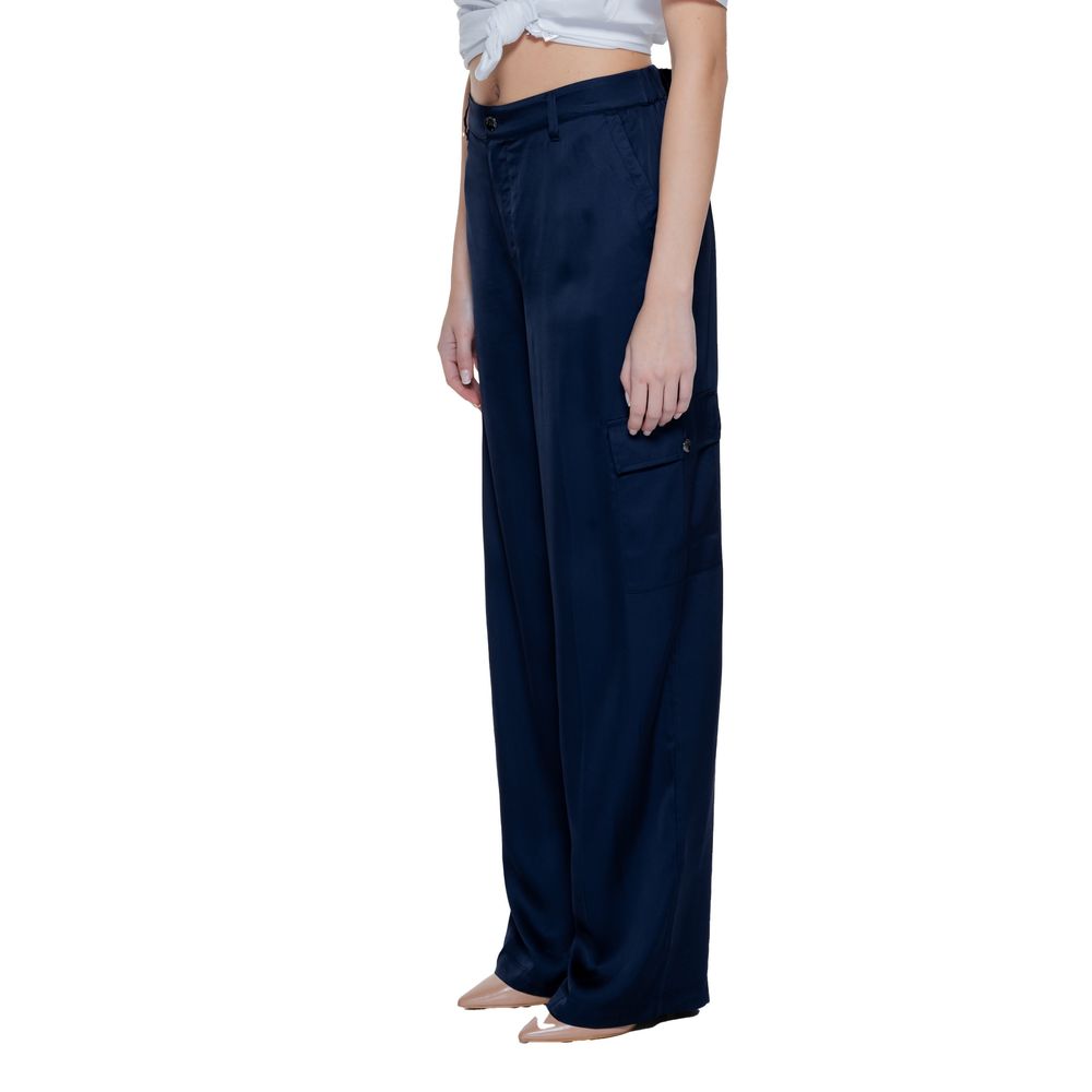 Pantalon décontracté Street One bleu en viscose