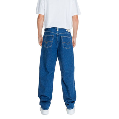 Jean Replay bleu en coton coupe décontractée