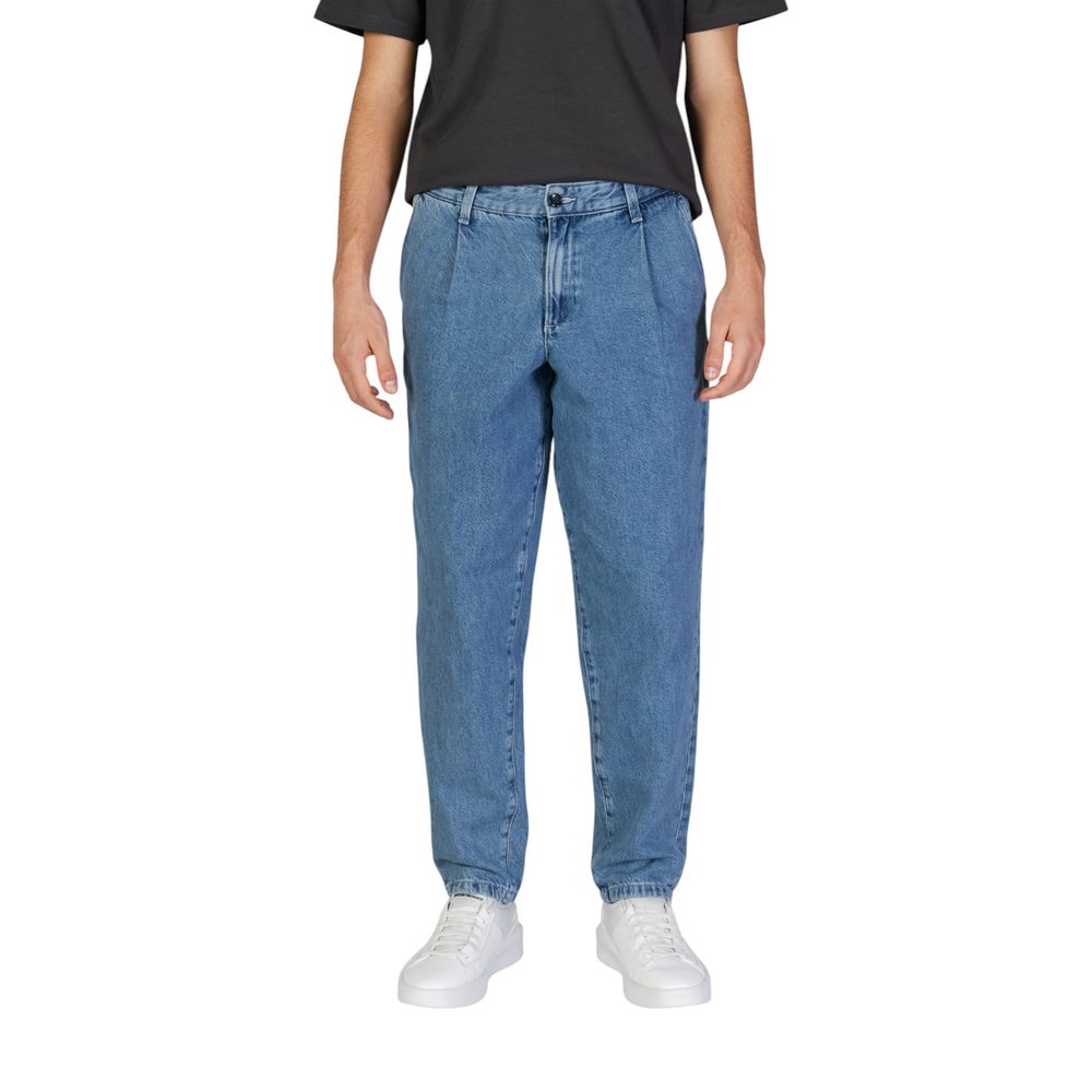 Jean Jack Jones bleu en coton coupe décontractée