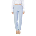 Sandro Ferrone Pantaloni Eleganti Blu in Poliestere