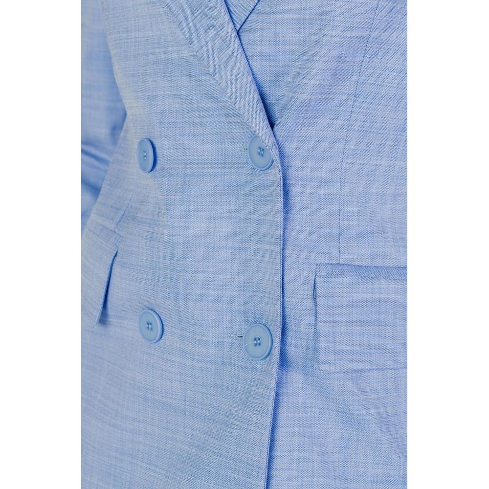 Sandro Ferrone Blazer En Viscose Bleu