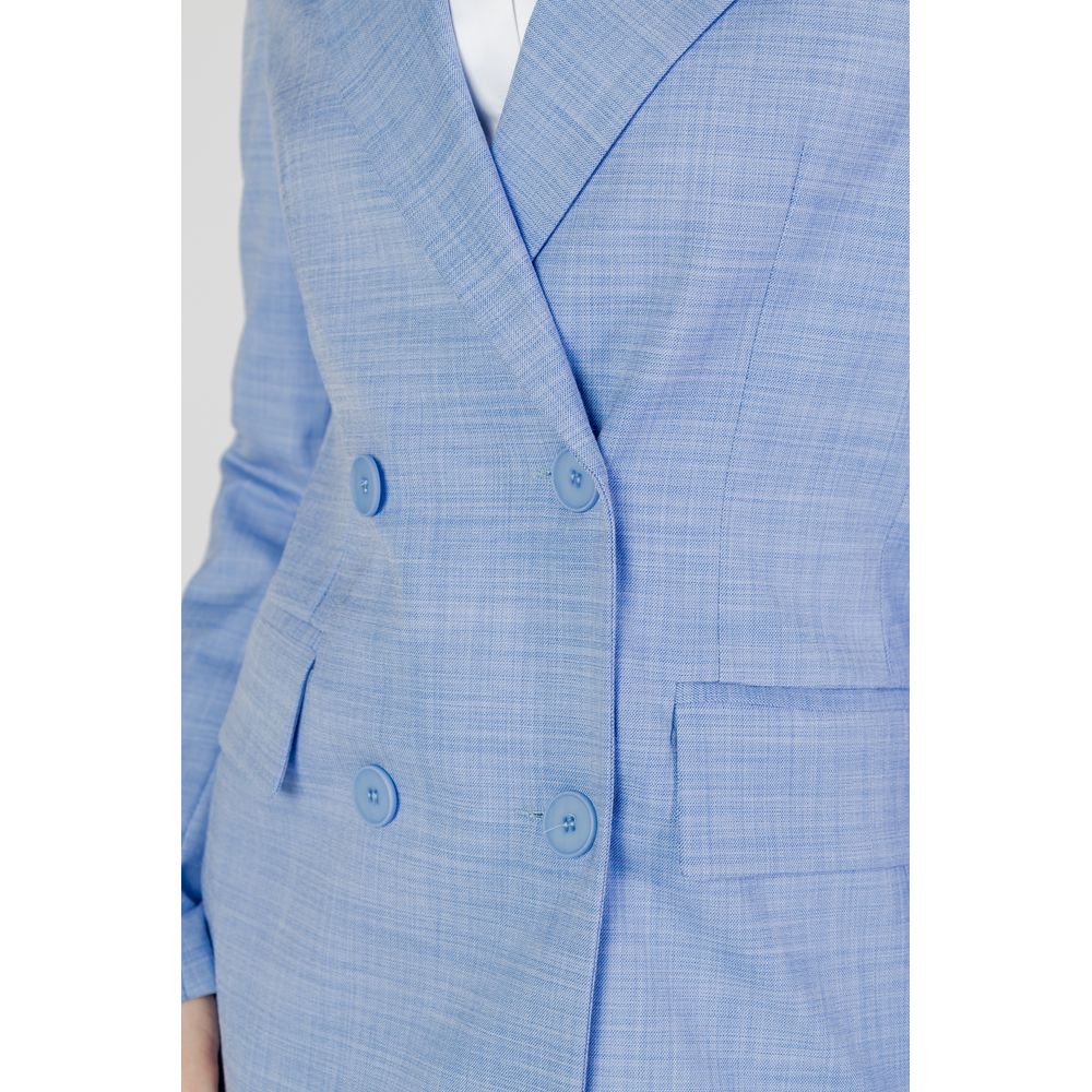 Sandro Ferrone Blazer En Viscose Bleu