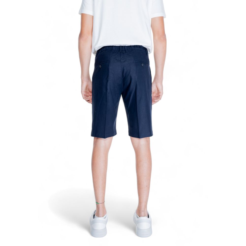 Shorts Bermudas en Lin Bleu Antony Morato
