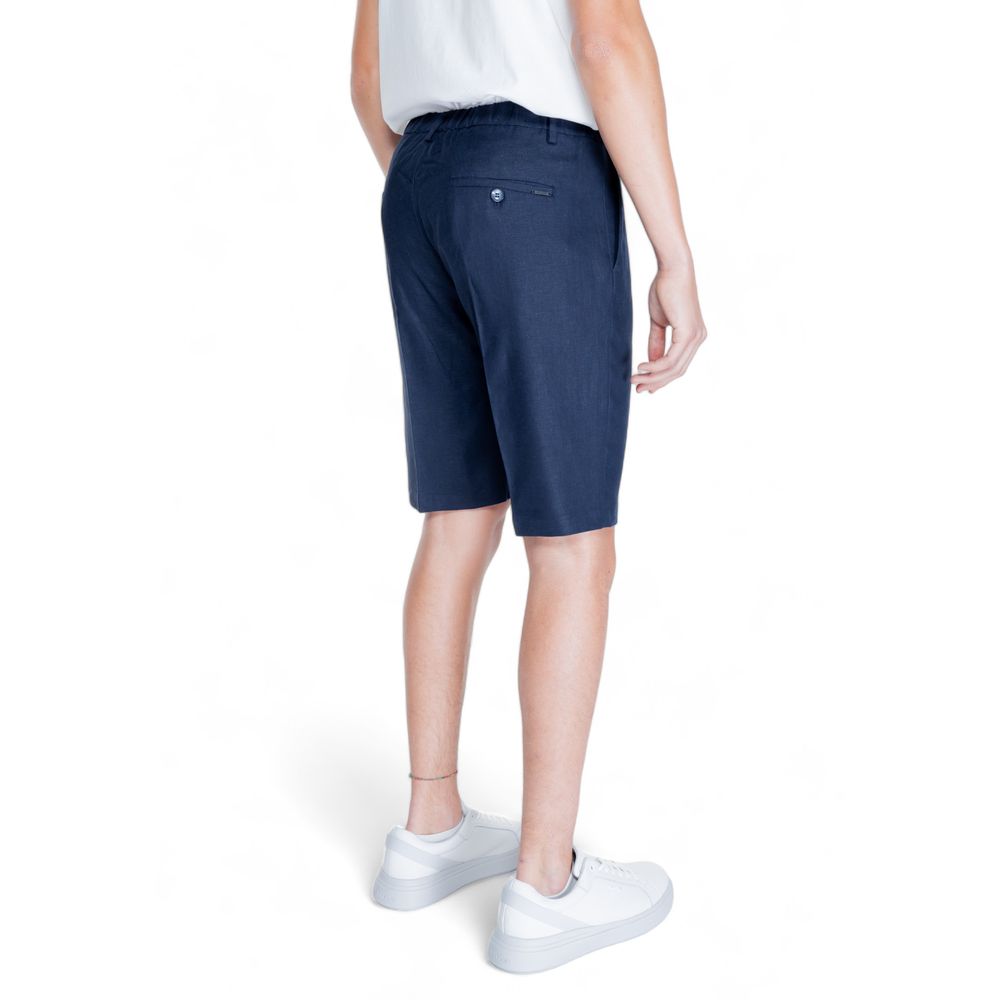 Shorts Bermudas en Lin Bleu Antony Morato