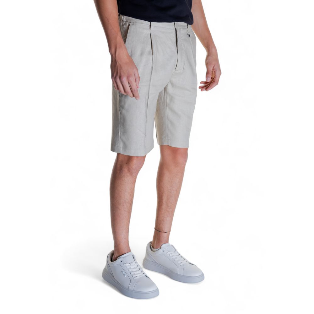 Short bermuda en lin beige Antony Morato
