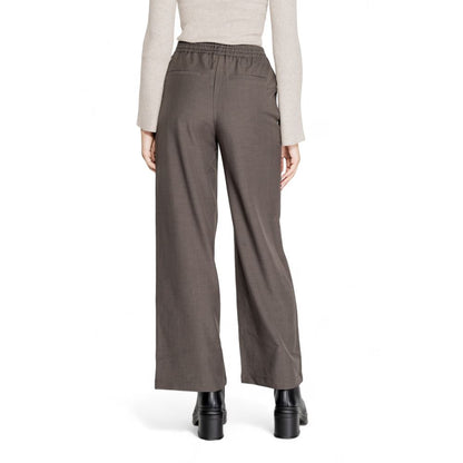 Solo pantaloni casual in poliestere grigio