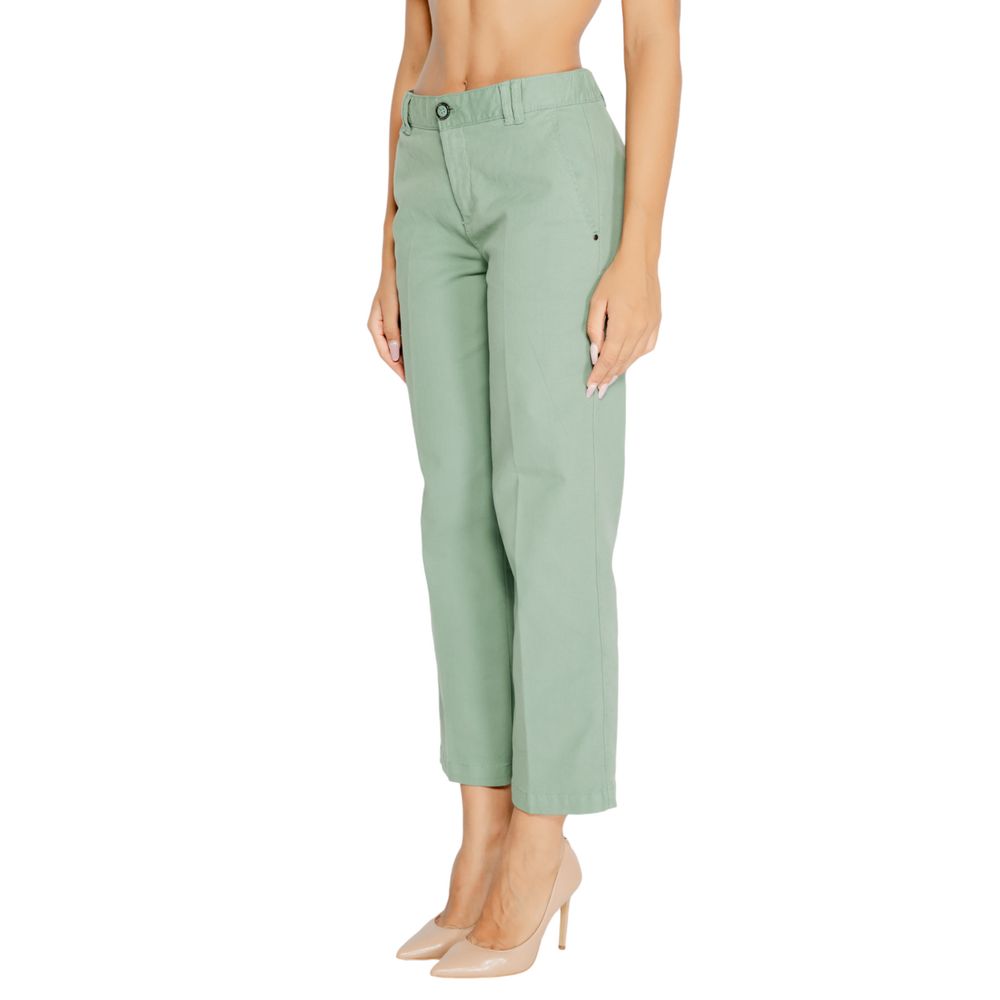 Pantaloni chino in cotone turchese Street One
