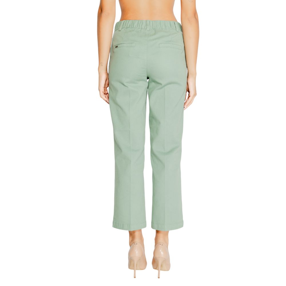 Pantaloni chino in cotone turchese Street One