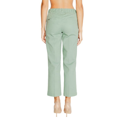 Pantaloni chino in cotone turchese Street One