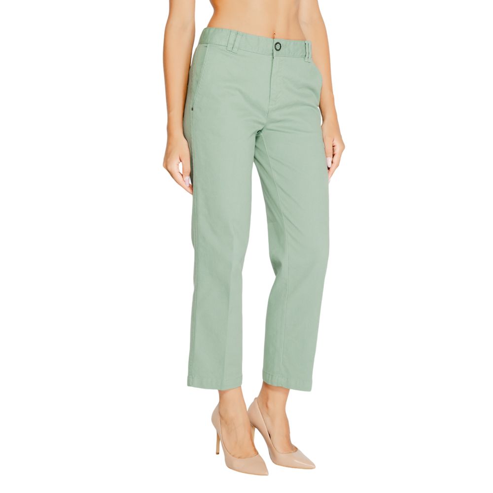 Pantaloni chino in cotone turchese Street One