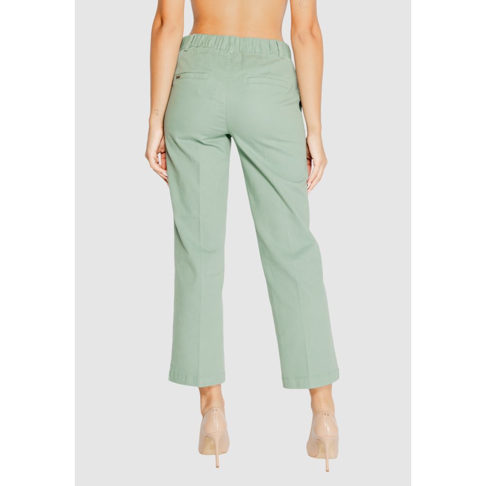 Pantaloni chino in cotone turchese Street One