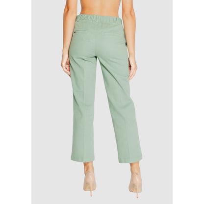 Pantaloni chino in cotone turchese Street One