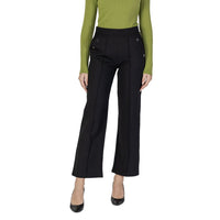 Pantalon décontracté Street One en viscose noire