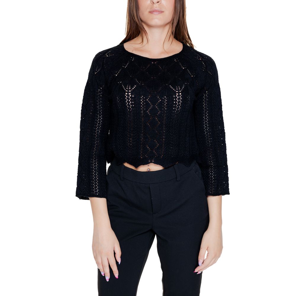 Felpa in cotone nero Vero Moda