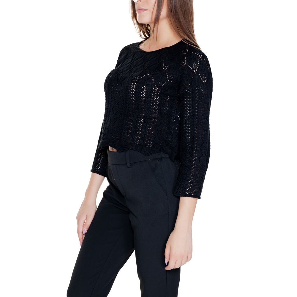 Felpa in cotone nero Vero Moda