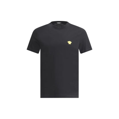 T-shirt in cotone nero Versace