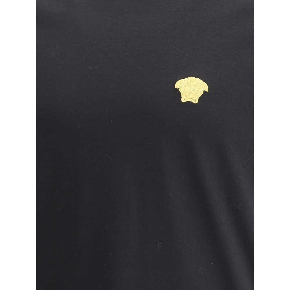 T-shirt Versace en coton noir