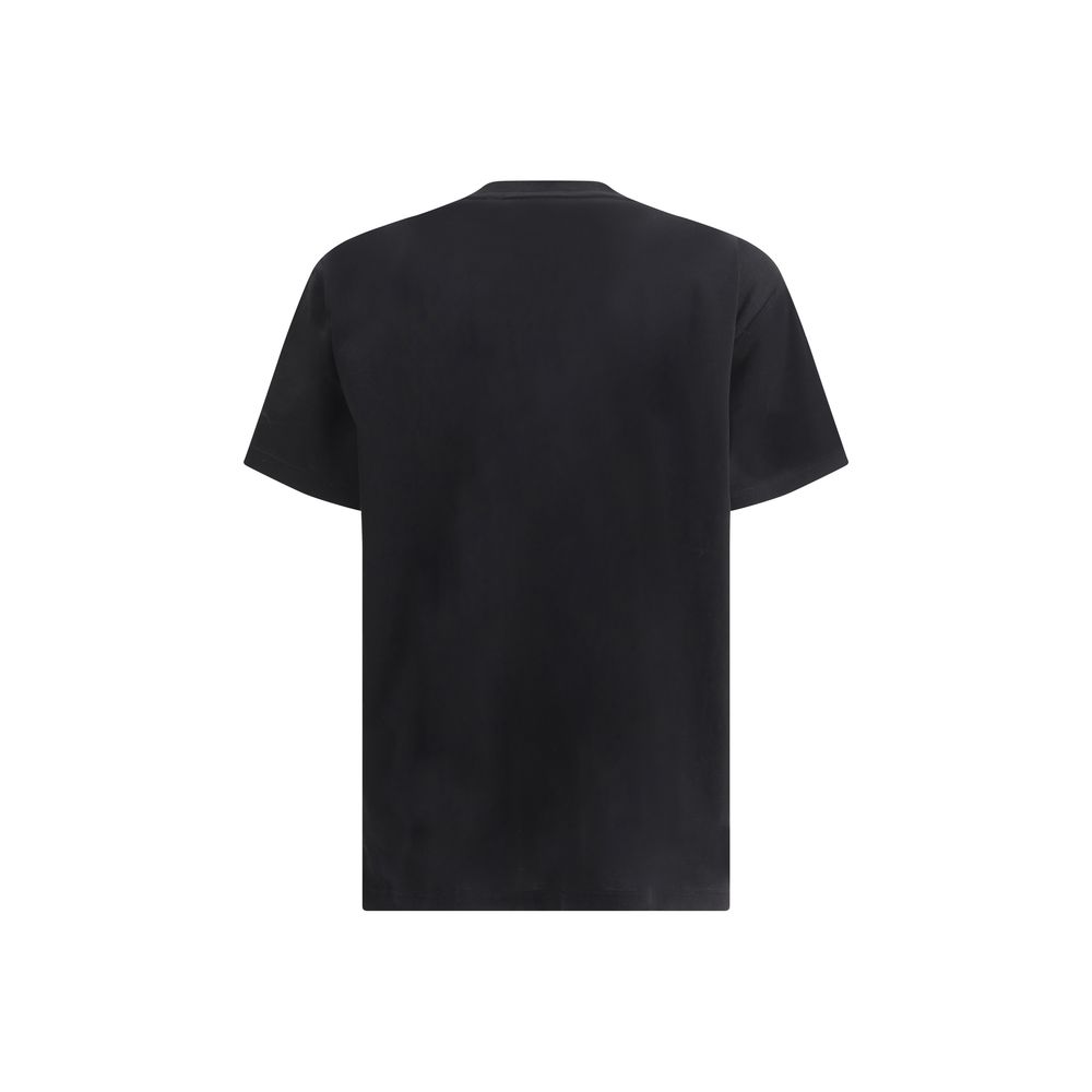 T-shirt in cotone nero Burberry