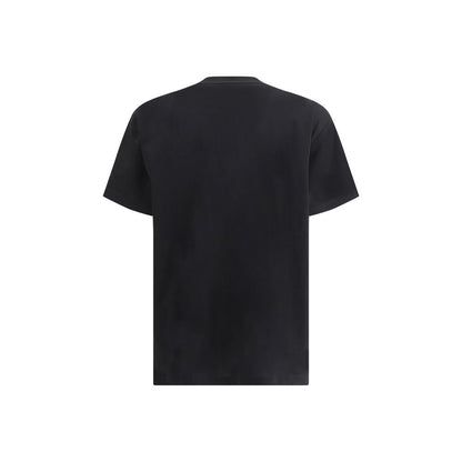 T-shirt in cotone nero Burberry