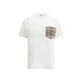 T-shirt en coton blanc Burberry