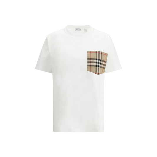 T-shirt bianca in cotone Burberry