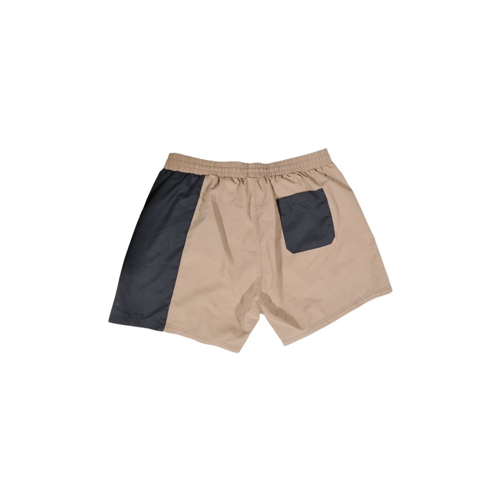 Slip da bagno in poliestere beige Hugo Boss