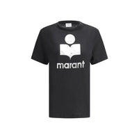 T-shirt en lin noir Marant Étoile