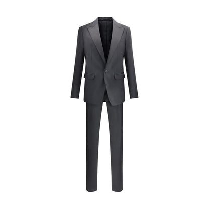 Abito due pezzi in pile di lana nero Dsquared²