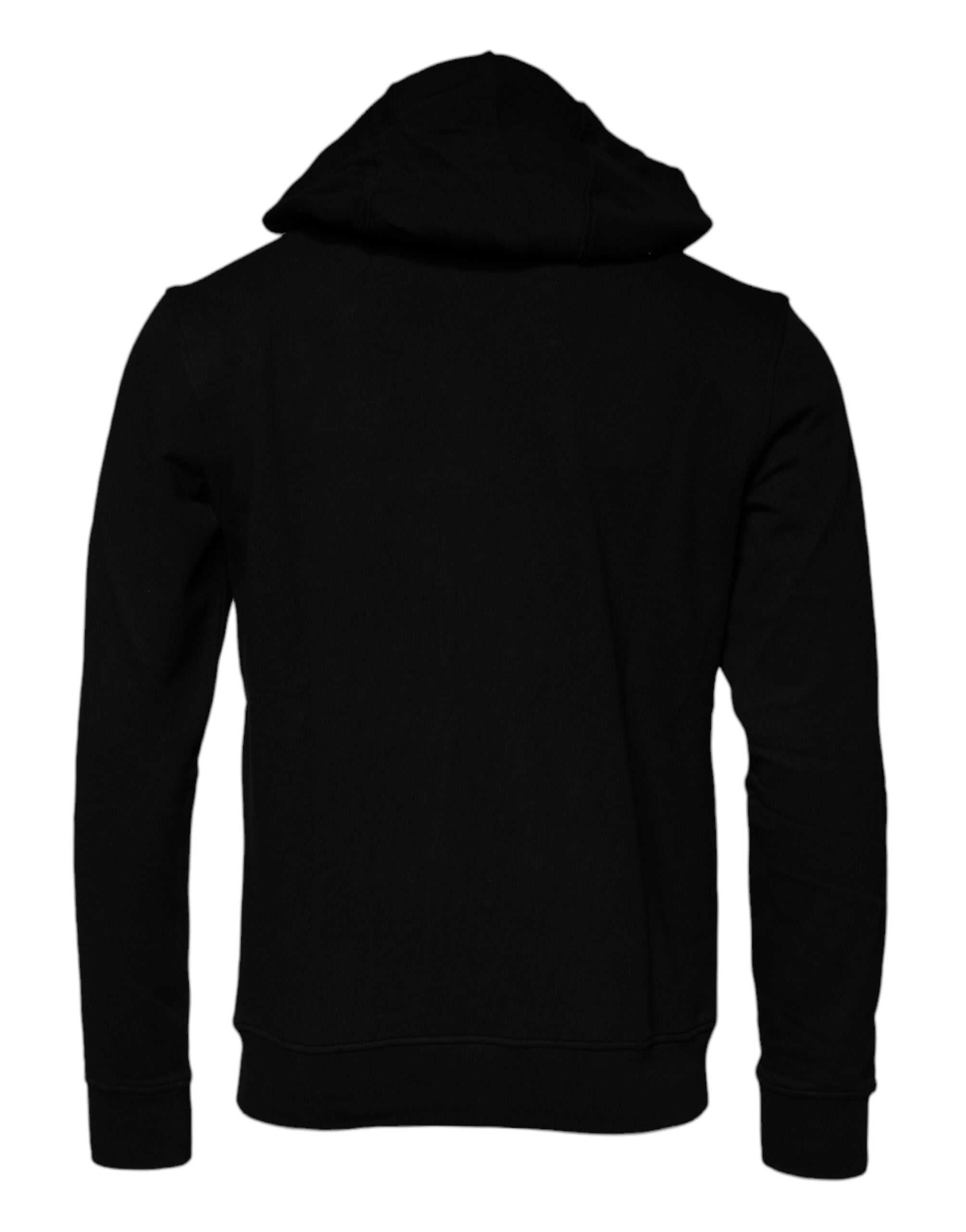 Felpa con cappuccio e pullover in cotone con Medusa nera Versace