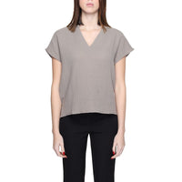 Blusa in cotone beige Jacqueline De Yong