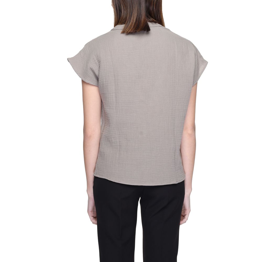 Blusa in cotone beige Jacqueline De Yong