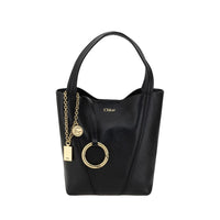 Sac bandoulière Chloé Bos Taurus en cuir de veau noir