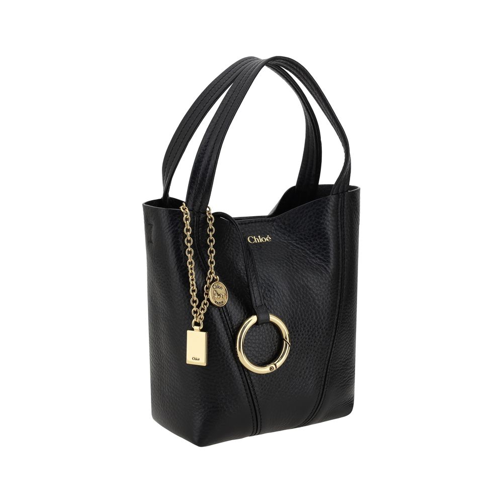 Sac bandoulière Chloé Bos Taurus en cuir de veau noir