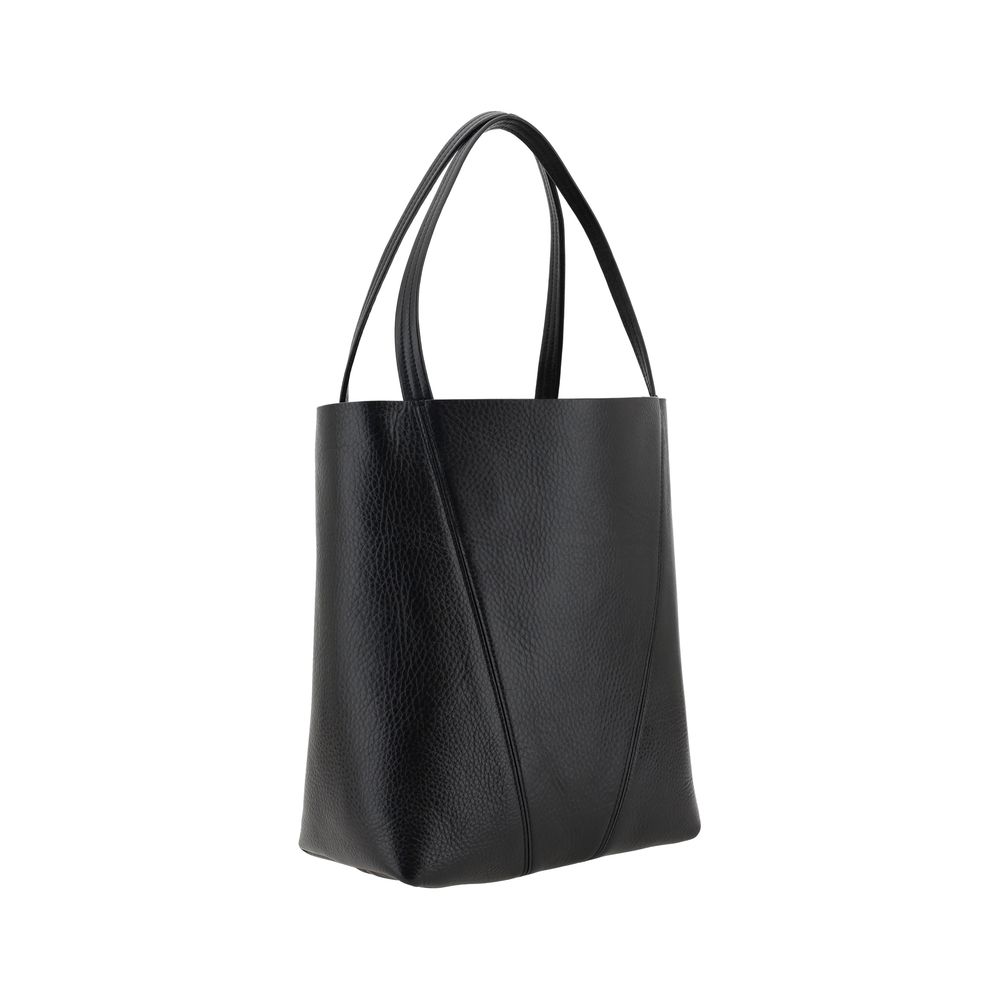 Borsa a tracolla Chloé Bos Taurus in pelle di vitello nera