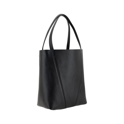 Borsa a tracolla Chloé Bos Taurus in pelle di vitello nera