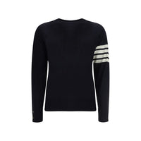 Thom Browne Felpa Blu in Lana Oves Aries