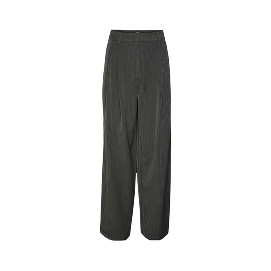 Pantaloni casual in poliestere grigio Vero Moda
