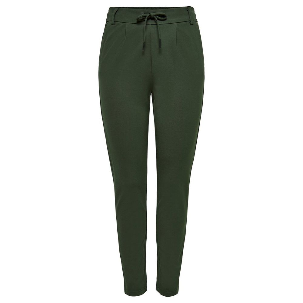 Solo pantaloni casual in viscosa verde
